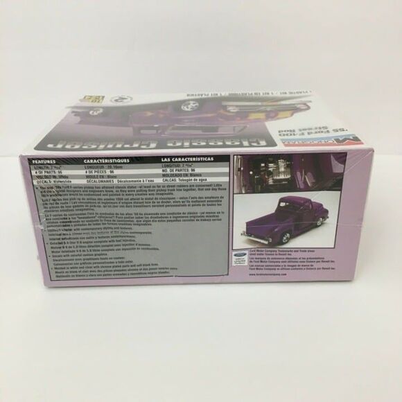 Monogram 1/24 Scale Classic Cruiser '55 Ford F-150 NEW SEALED - Picture 4 of 5